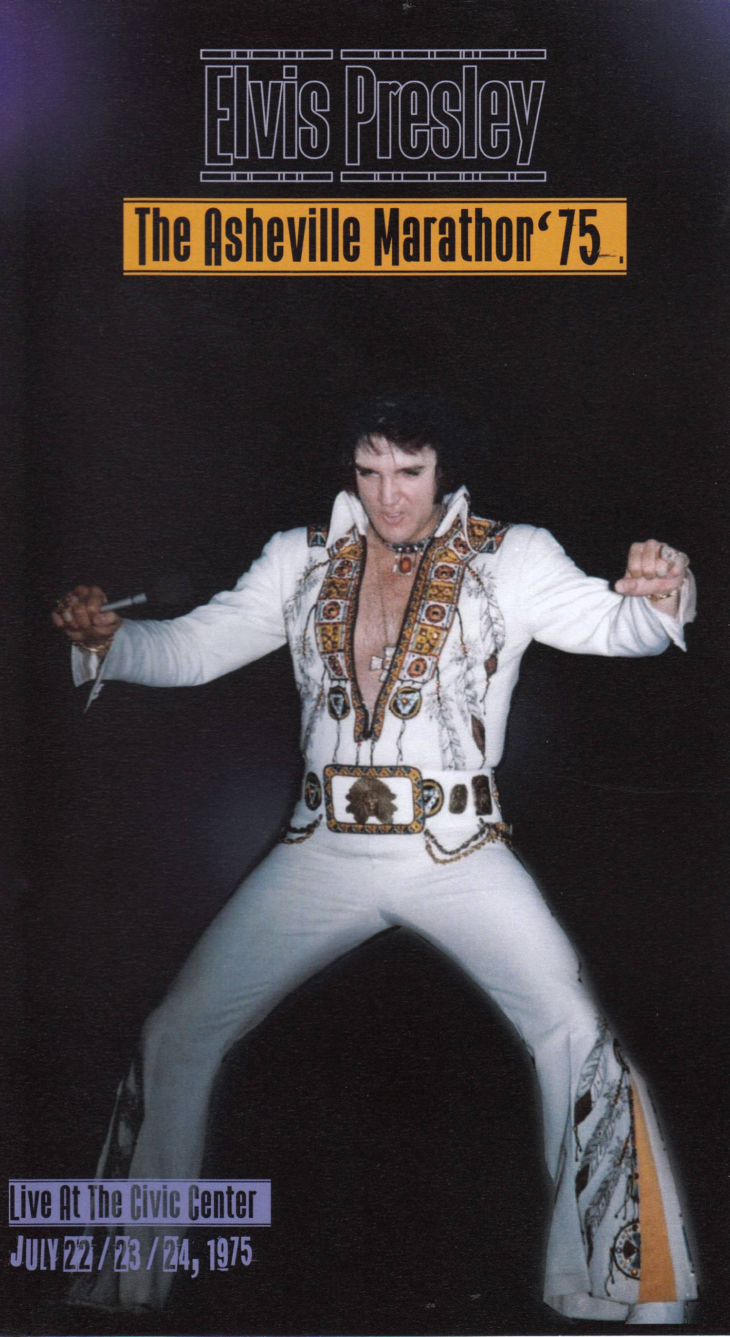 Elvis Presley The Asheville Marathon 75 : Box Front